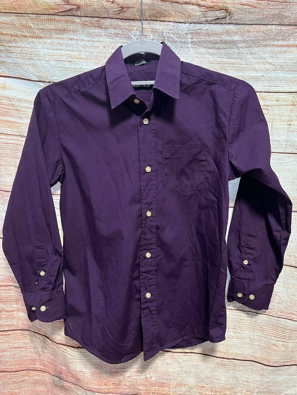 CHAPS purple dress shirt-Boys 10
